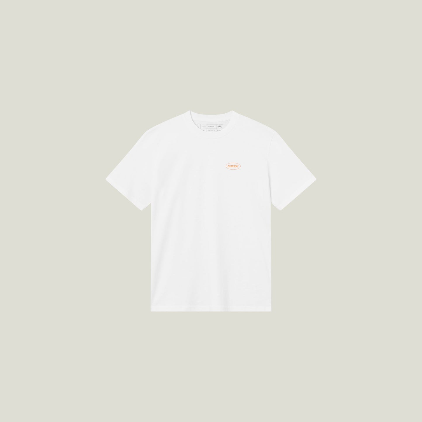 Cuera Relaxed Heavy offcourt T-shirt (Wit)