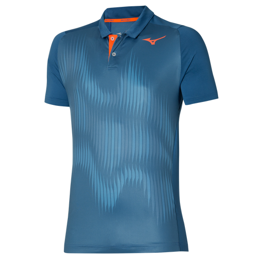 Mizuno Shadow polo (asblauw)