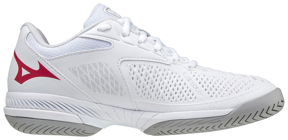 Mizuno Exceed Tour 4 AC Vrouwen (Wit/Rood) Padel Schoenen