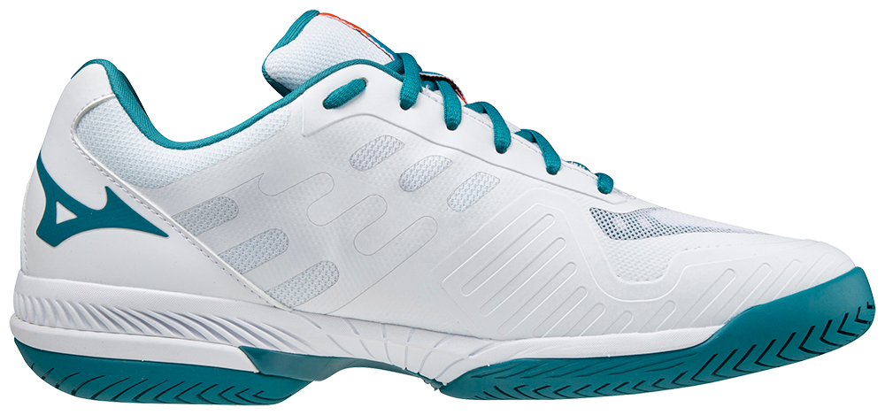 Mizuno Wave Exceed SL 2 (AC) Padel Schoenen (Wit/Havenblauw/Firecracker)