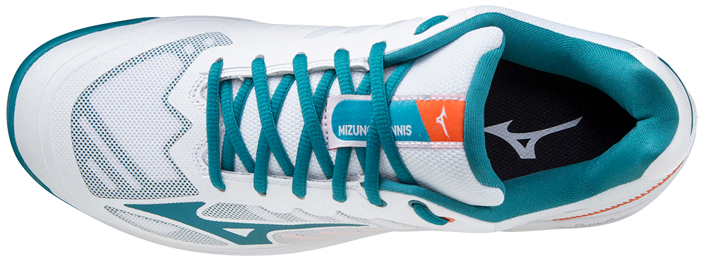 Mizuno Wave Exceed SL 2 (AC) Padel Schoenen (Wit/Havenblauw/Firecracker)