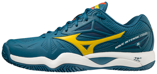 Mizuno Wave Intense Tour 5 CC Heren Padel Schoenen (Petroleum Groen)