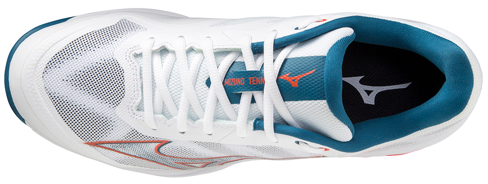 Mizuno Exceed Light CC Heren Padel Schoenen (Wit/Oranje)