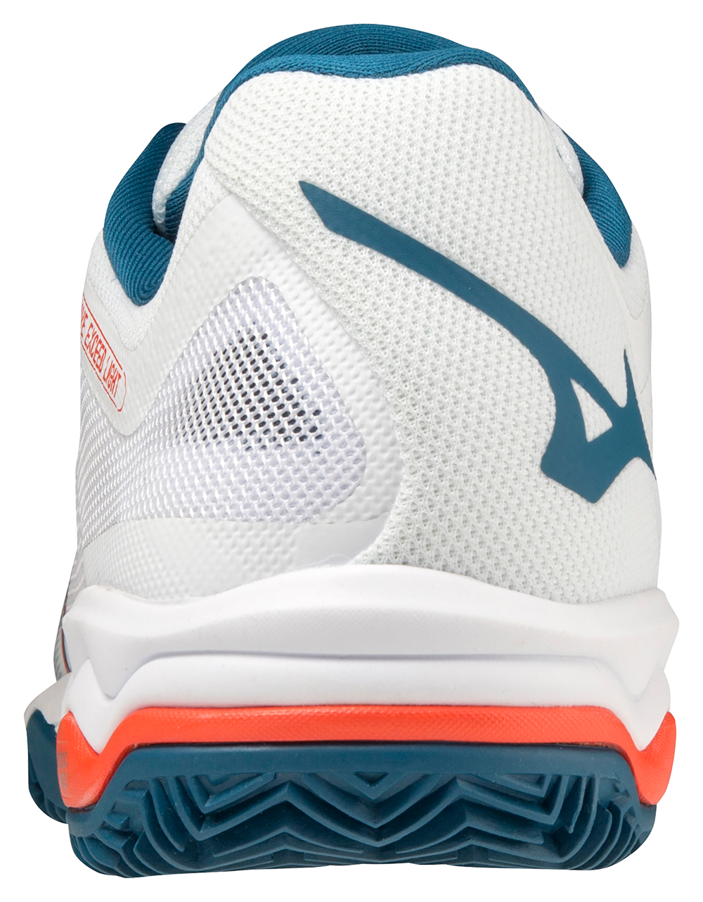 Mizuno Exceed Light CC Heren Padel Schoenen (Wit/Oranje)