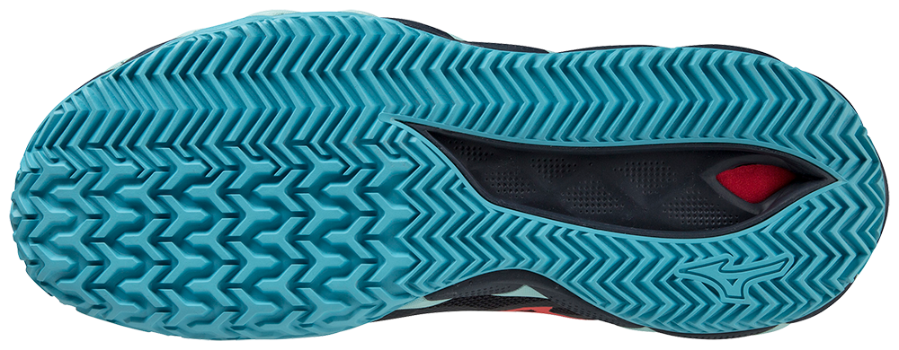 Mizuno Wave Enforce Tour CC Padel Schoenen (Collegiate Blue/Soleil/Tanager Turquoise)
