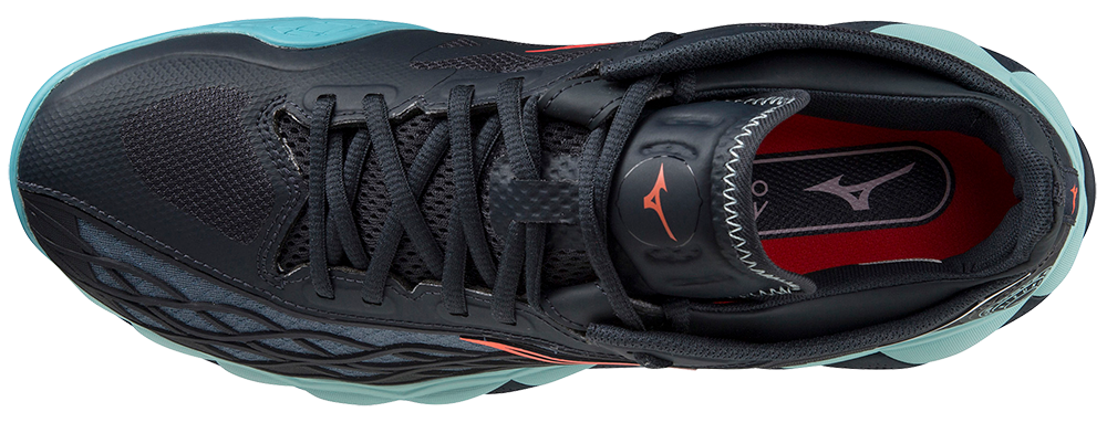 Mizuno Wave Enforce Tour CC Padel Schoenen (Collegiate Blue/Soleil/Tanager Turquoise)