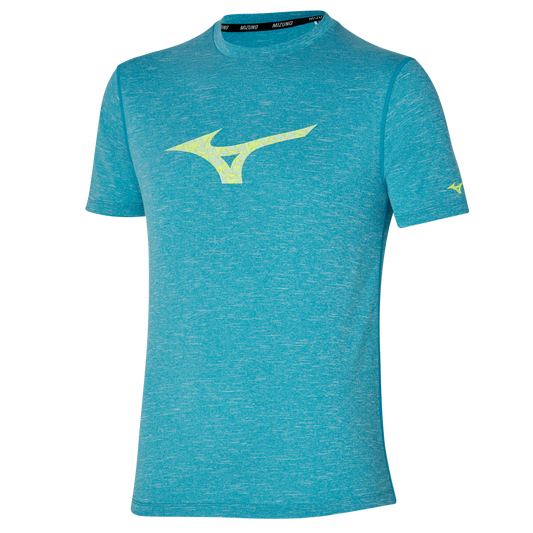 Mizuno Core RB Tee (Heren, Blauw)