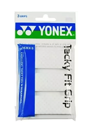 Yonex Tacky Fit Grip (3-pak, wit)