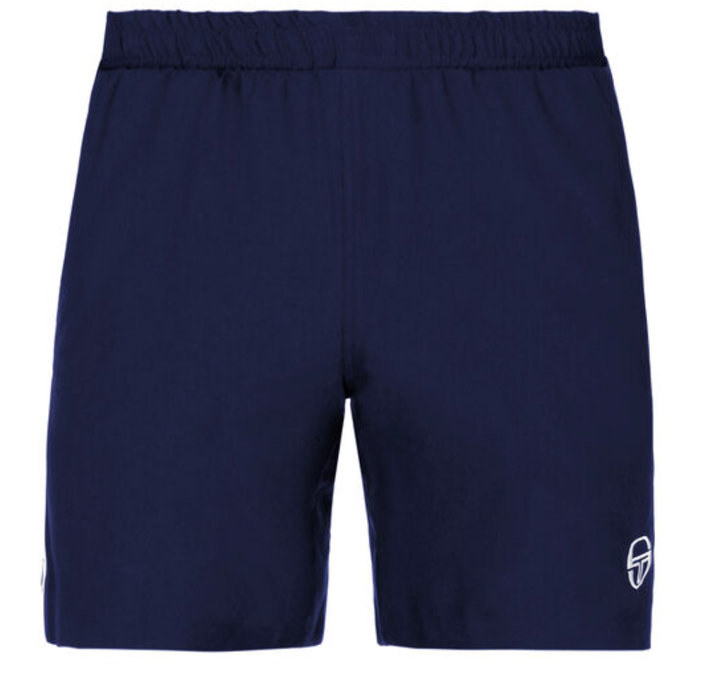 Sergio Tacchini Young Line Pro Korte Broek (Navy/Wit)