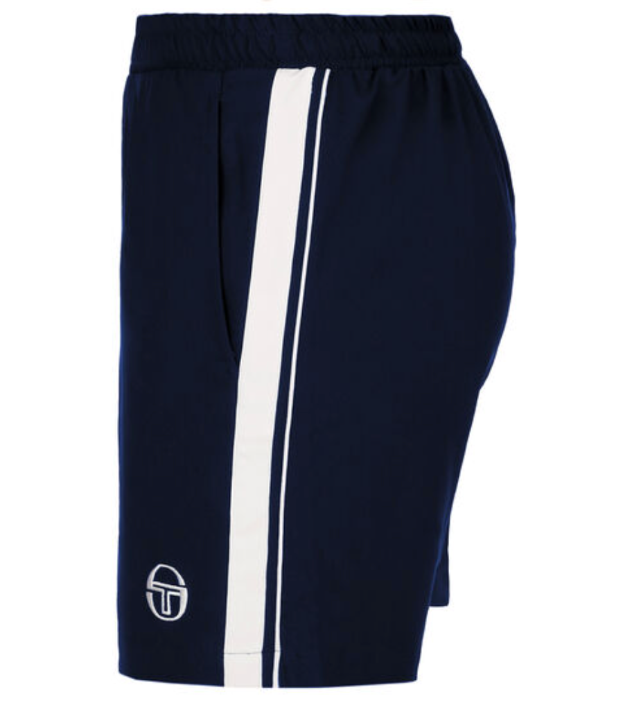 Sergio Tacchini Young Line Pro Korte Broek (Navy/Wit)
