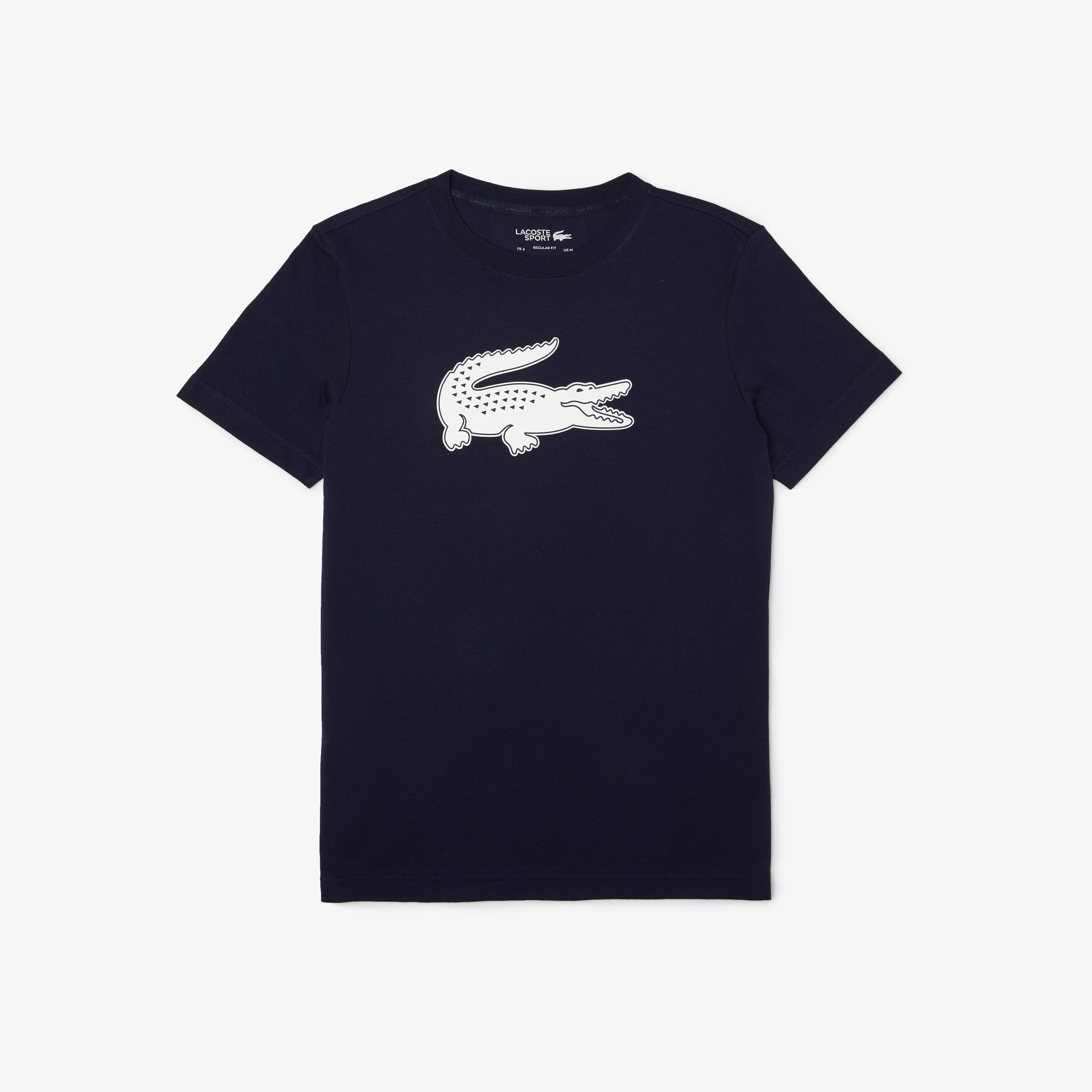 Lacoste T-shirt (marineblauw/wit)