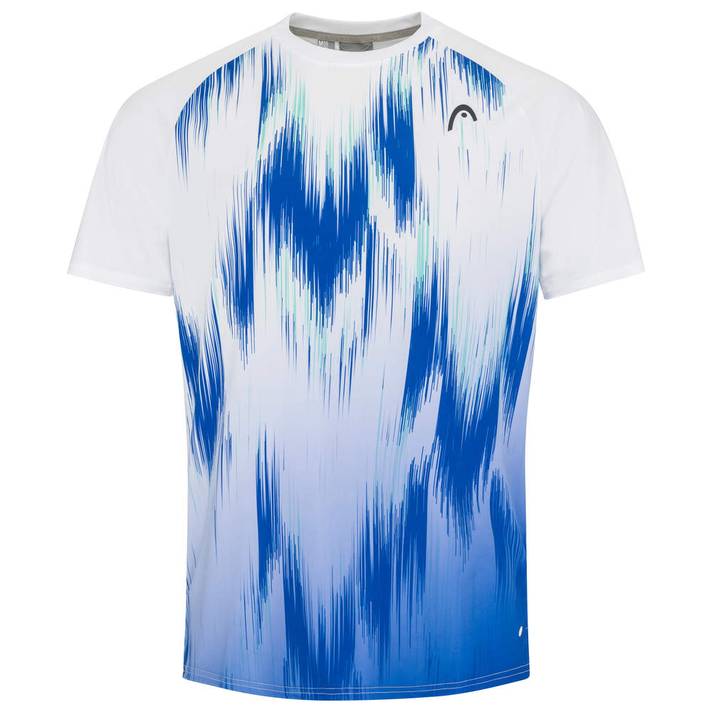 Head Topspin T-shirt (Heren, Blauw/Wit)