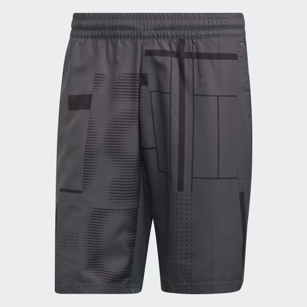 Adidas Club 3-Stripe Shorts (Donkergrijs)