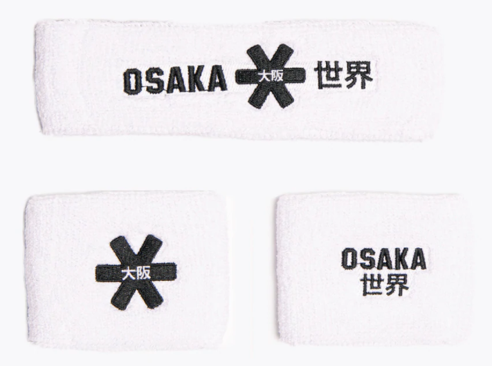 Osaka Zweetband Set (Wit)