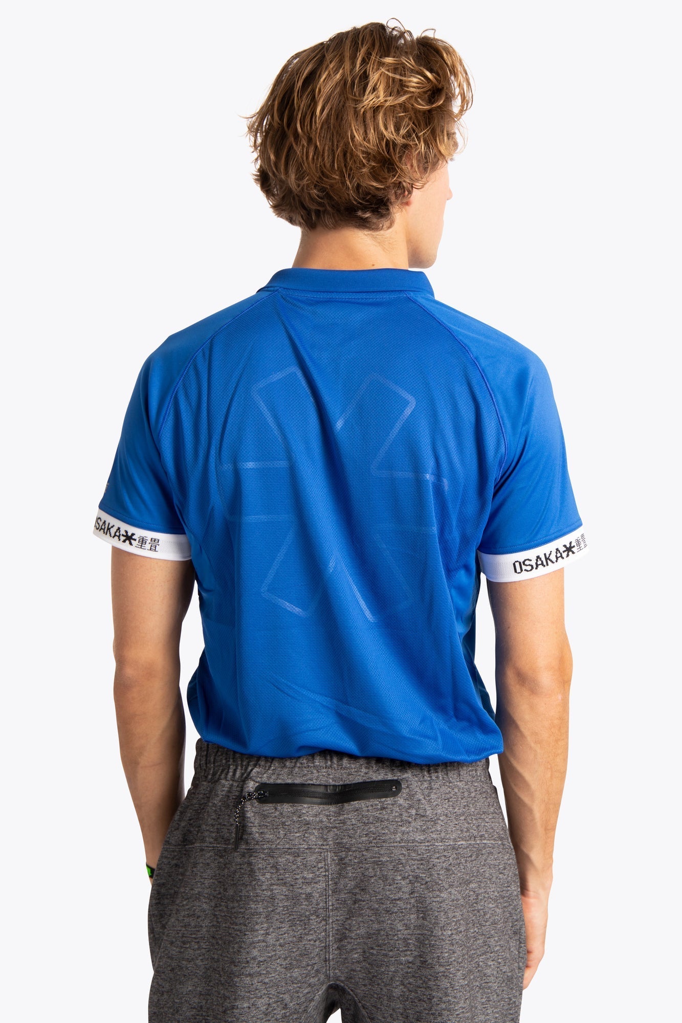 Osaka Mannen Polo Shirt (Royal Blauw)