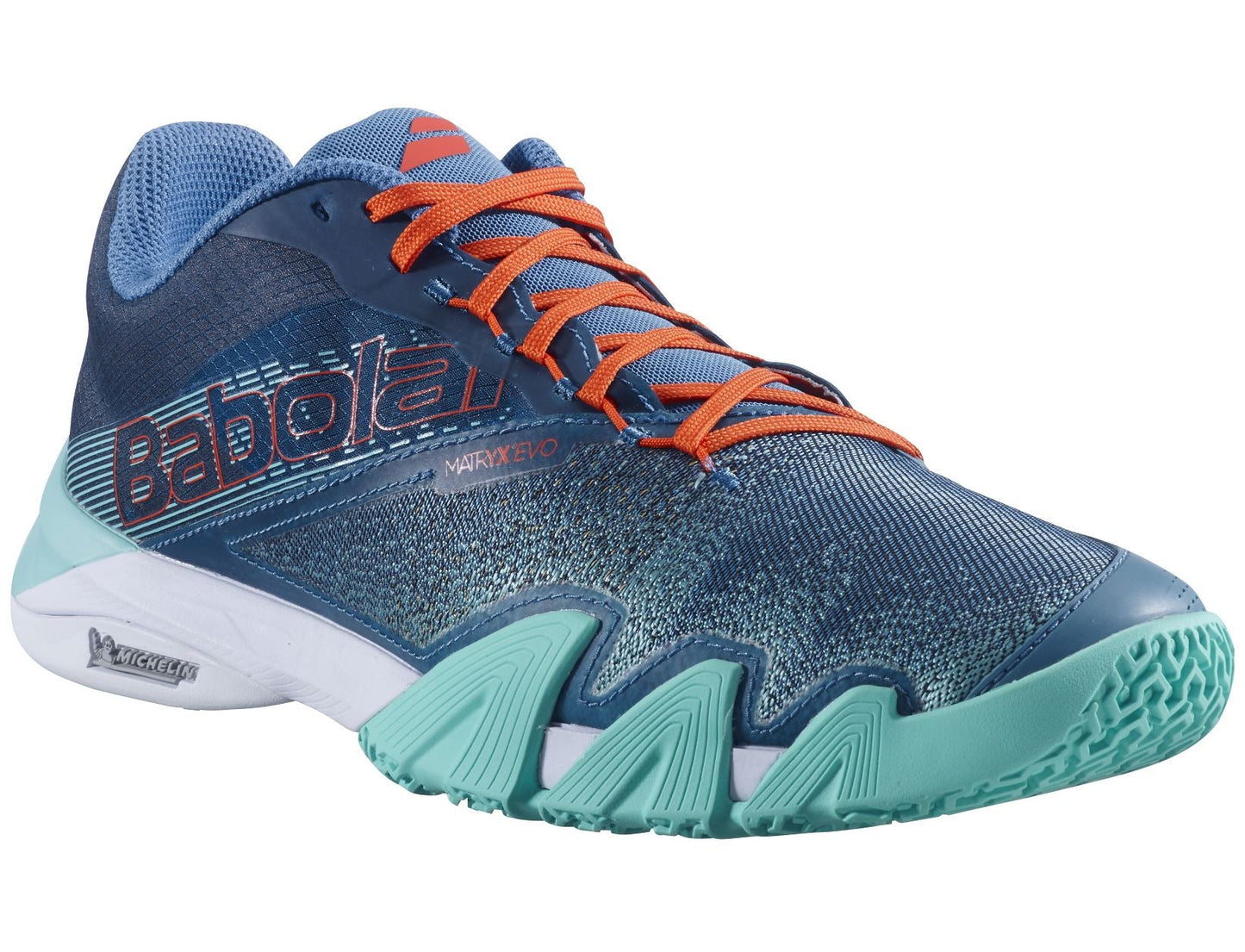 Babolat Jet Premura 2 Padel Schoenen (Elektrisch Groen/Mandarijn)