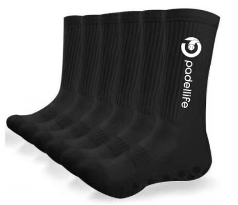 Padellife Grip Sokken (1 paar, zwart)
