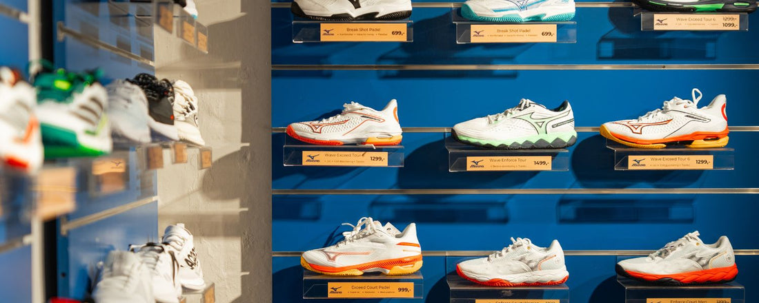 Padelschoenen handleiding