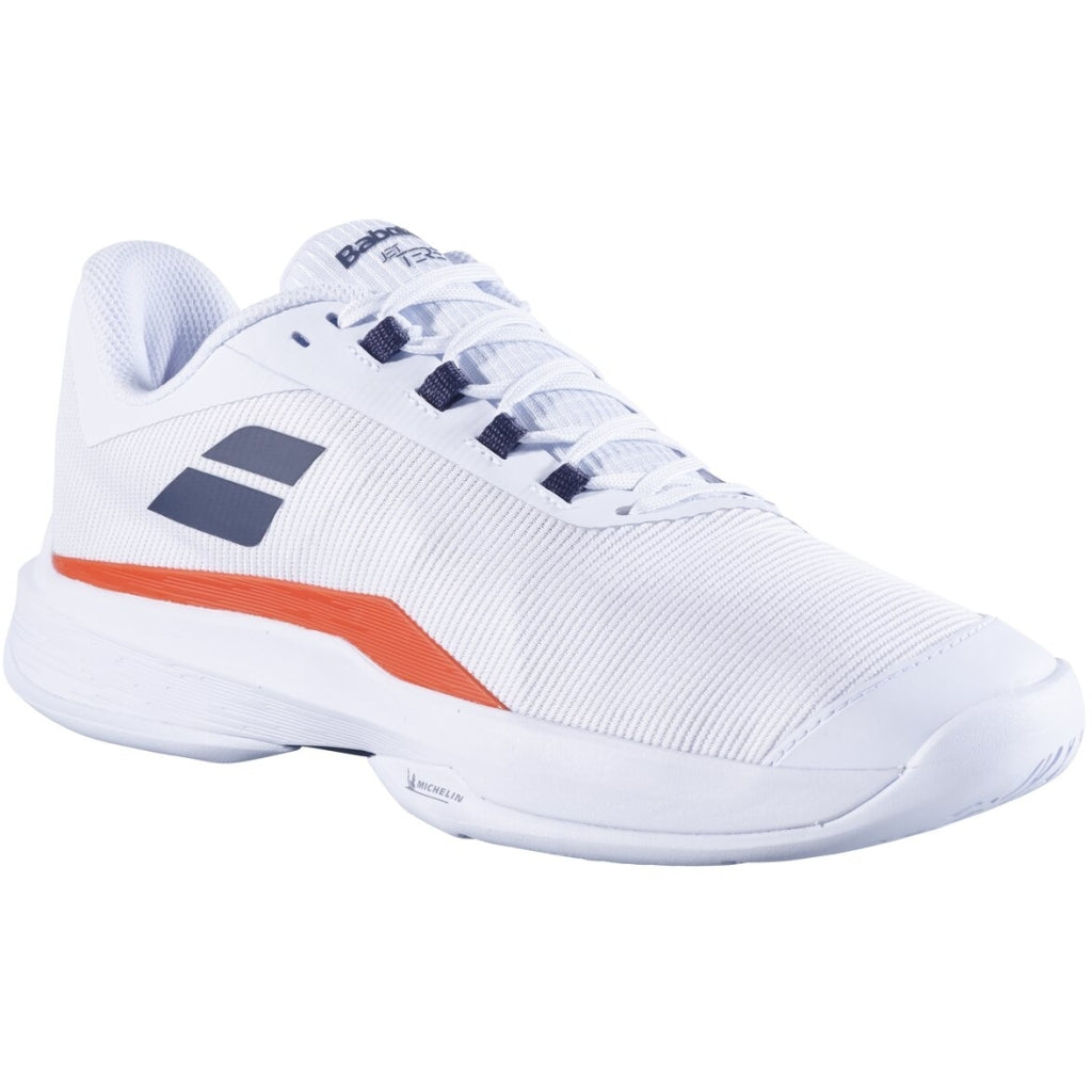 Babolat Jet Tere 2 All Court Heren Padel Schoenen (White/Strike Red)