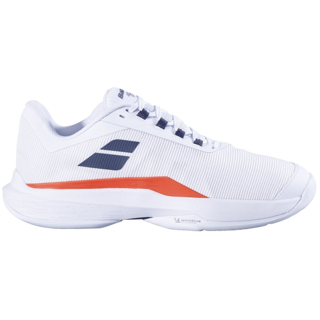 Babolat Jet Tere 2 All Court Heren Padel Schoenen (White/Strike Red)