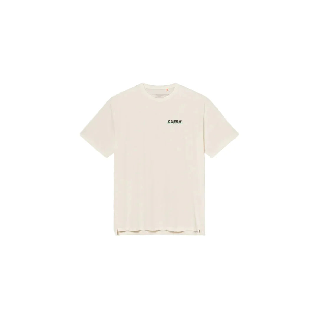 Cuera Active Lichtgewicht T-shirt (Off-White met Navy/Groen)