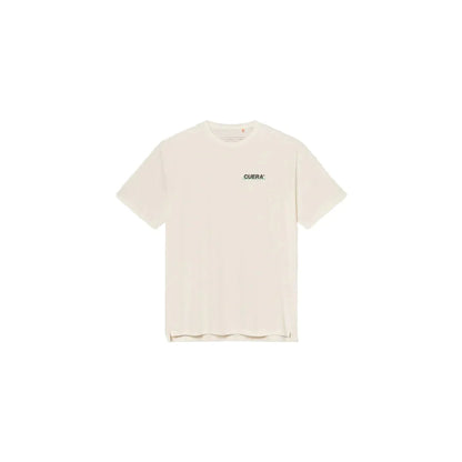 Cuera Active Lichtgewicht T-shirt (Off-White met Navy/Groen)