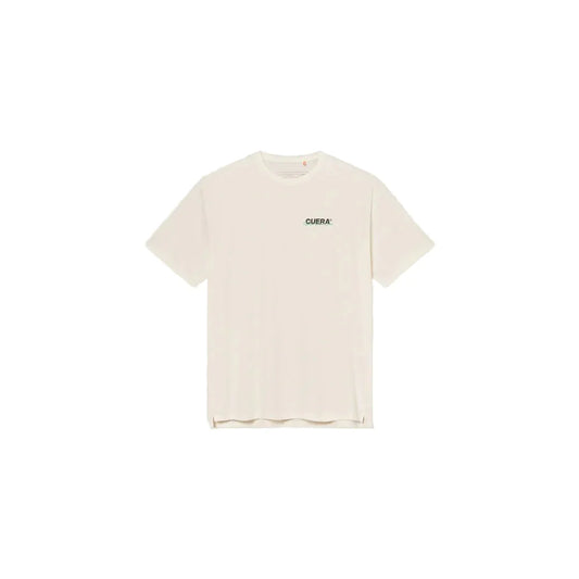 Cuera Active Lichtgewicht T-shirt (Off-White met Navy/Groen)