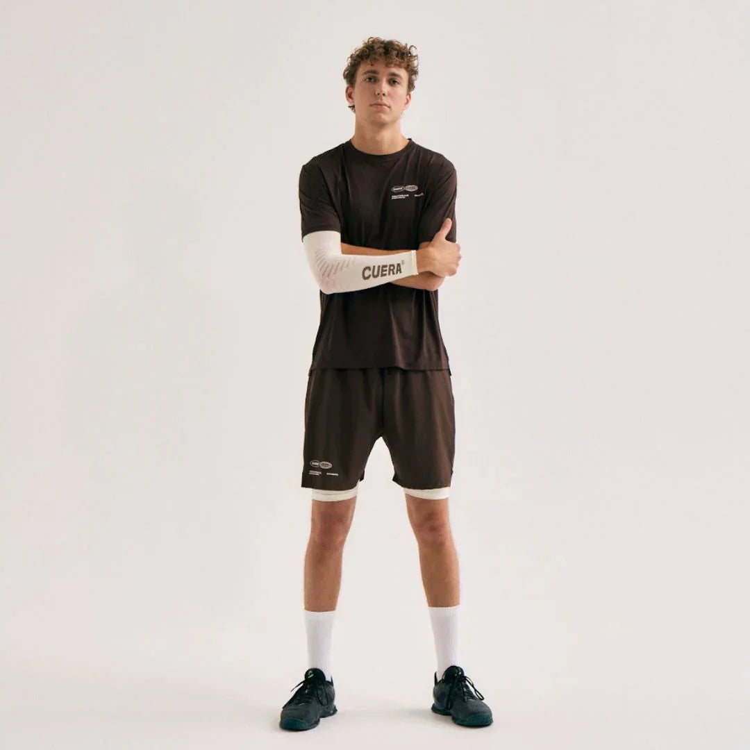 Cuera Oncourt Airy Logo T-shirt (Dark Brown)