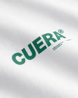 Cuera Offcourt Logo Long Sleeve Tee (White w. Green)
