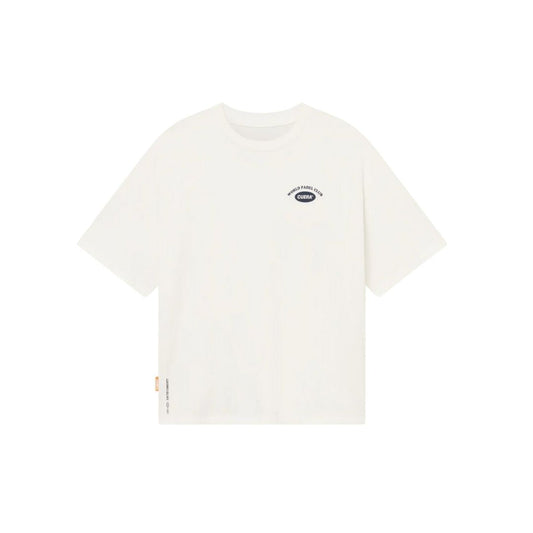 Cuera Offcourt Legacy Short Sleeve Tee (Off White/Navy)