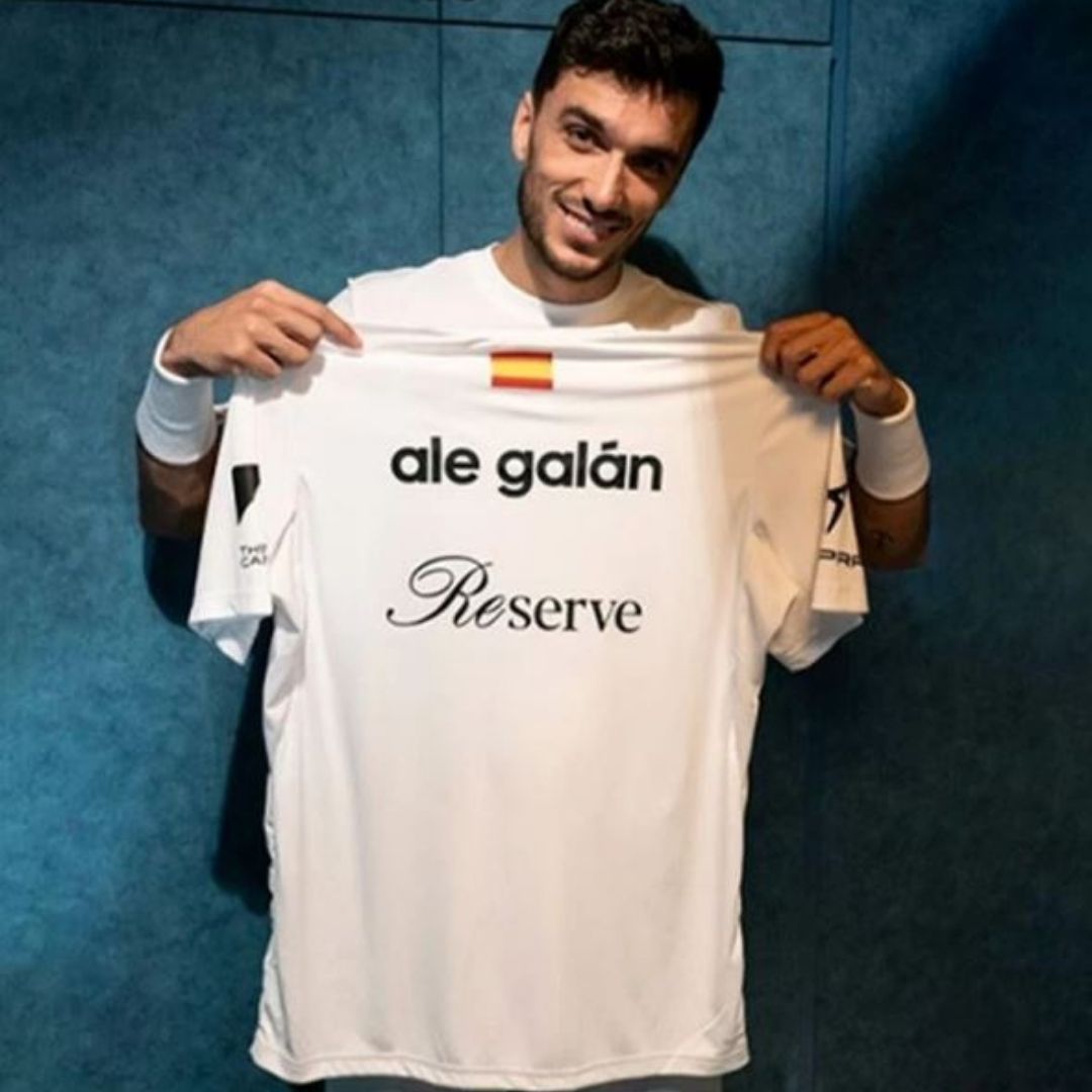 Adidas Ale Galán Replica Court Padel Tee (White)
