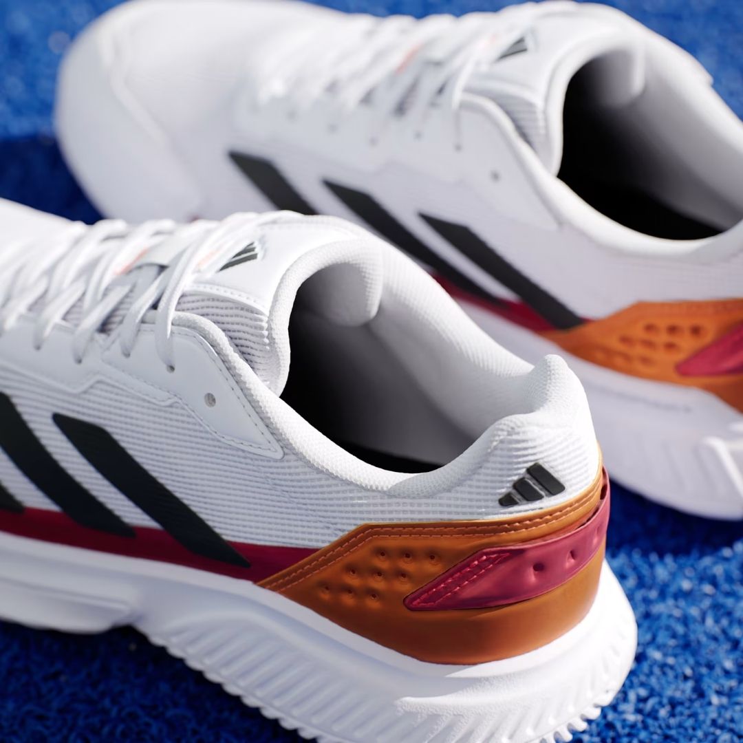 Adidas Courtquick Men (Cloud White/Core Black/Lucid Orange)