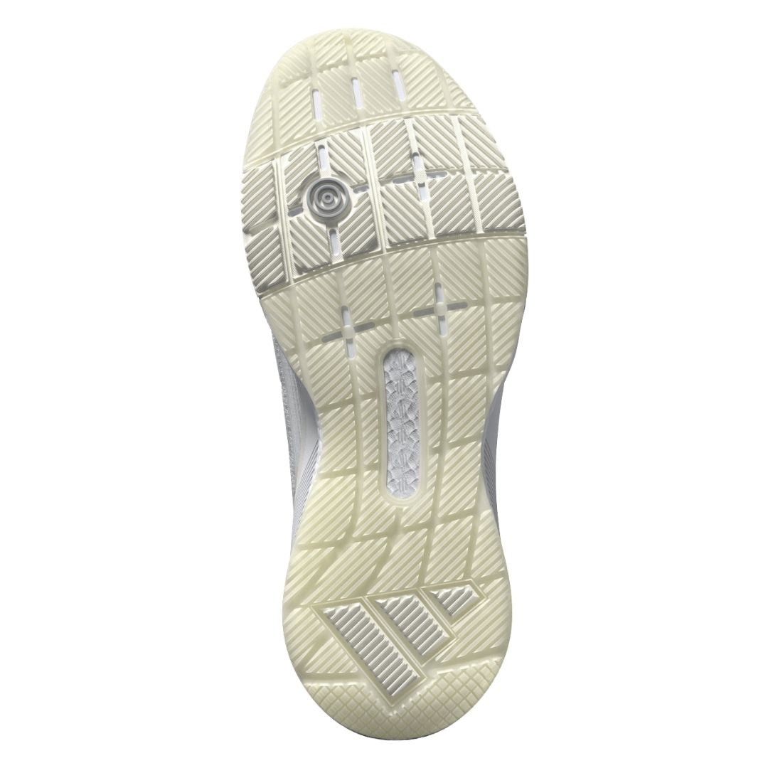 Adidas Crazyquick Boost Women Padelschoenen (Cloud White/Silver Metallic/Zero Metallic)