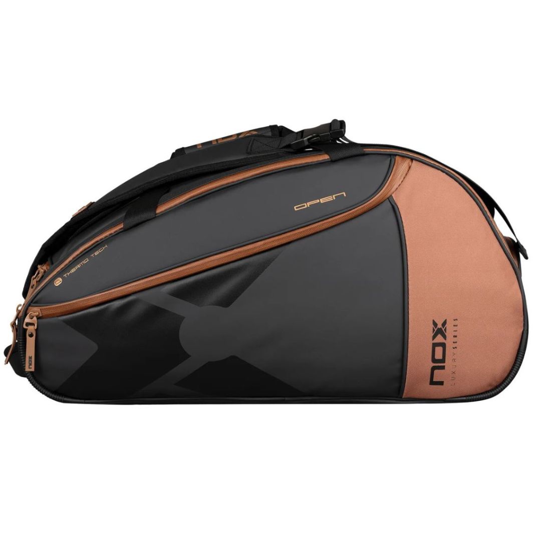 Nox Luxury Open Series Padel Tas (Zwart/Bruin) padellife