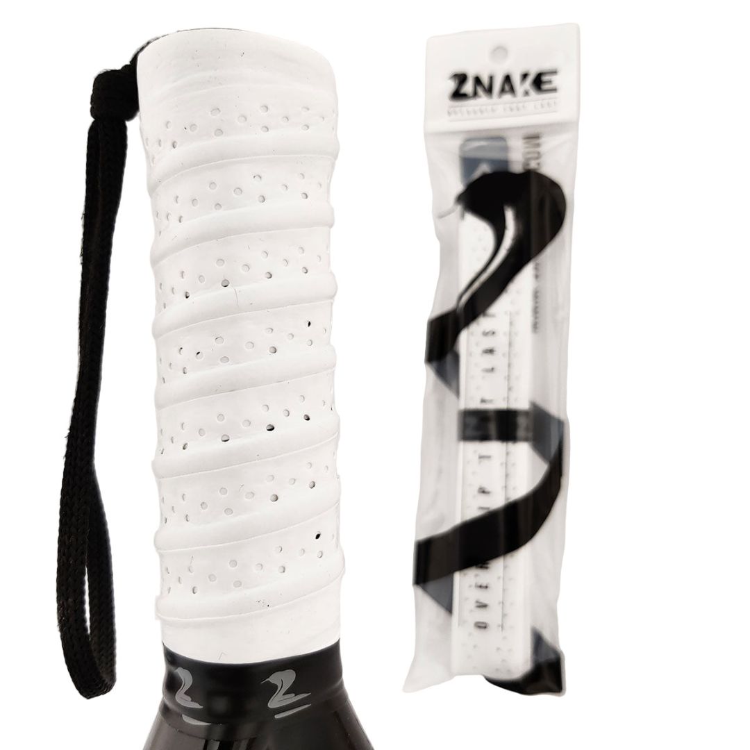 Znake Viper Padel Overgrip (1 stuk, Wit) padellife