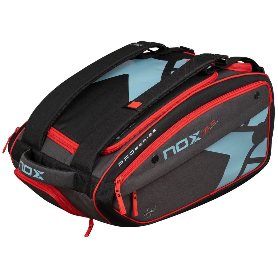 Nox ML10 Competition XL Compact Padel Tas (Zwart/Rood) padellife