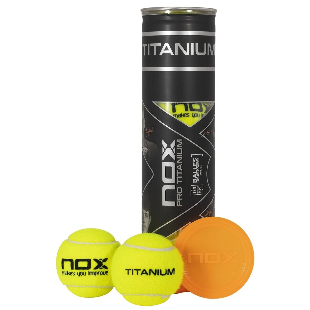 Nox Pro Titanium Padelballen (4 stuks) padellife