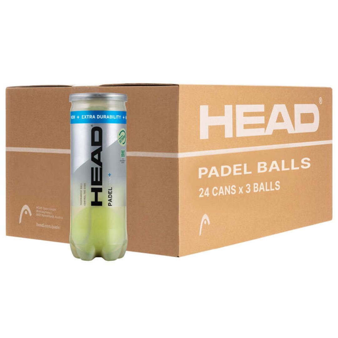 Head Padel Pro+ Padelballen (3 stuks) padellife