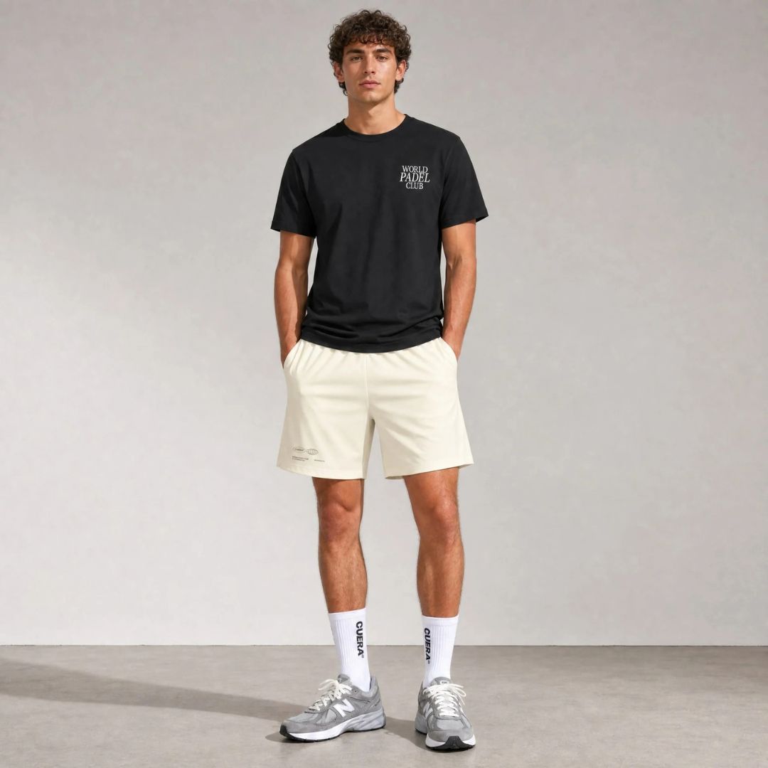 Cuera Active Globe Shorts (Off White)