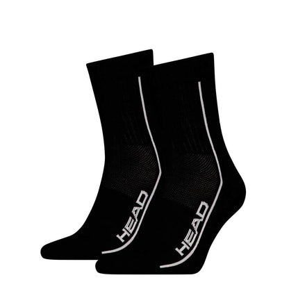 Head Tennis Sokken Performance Short Crew (2-pack, Zwart)