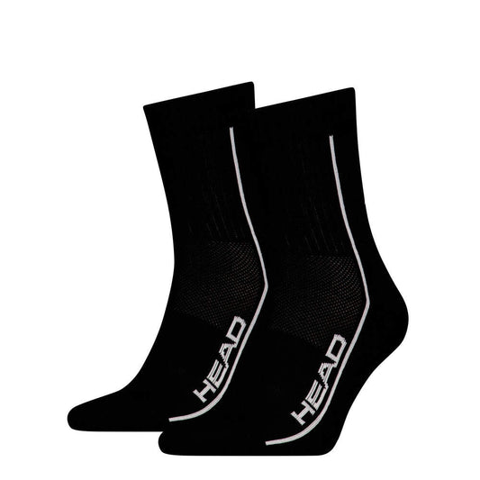 Head Tennis Sokken Performance Short Crew (2-pack, Zwart)