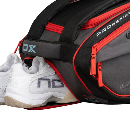 Nox ML10 Competition XL Compact Padel Tas (Zwart/Rood) padellife