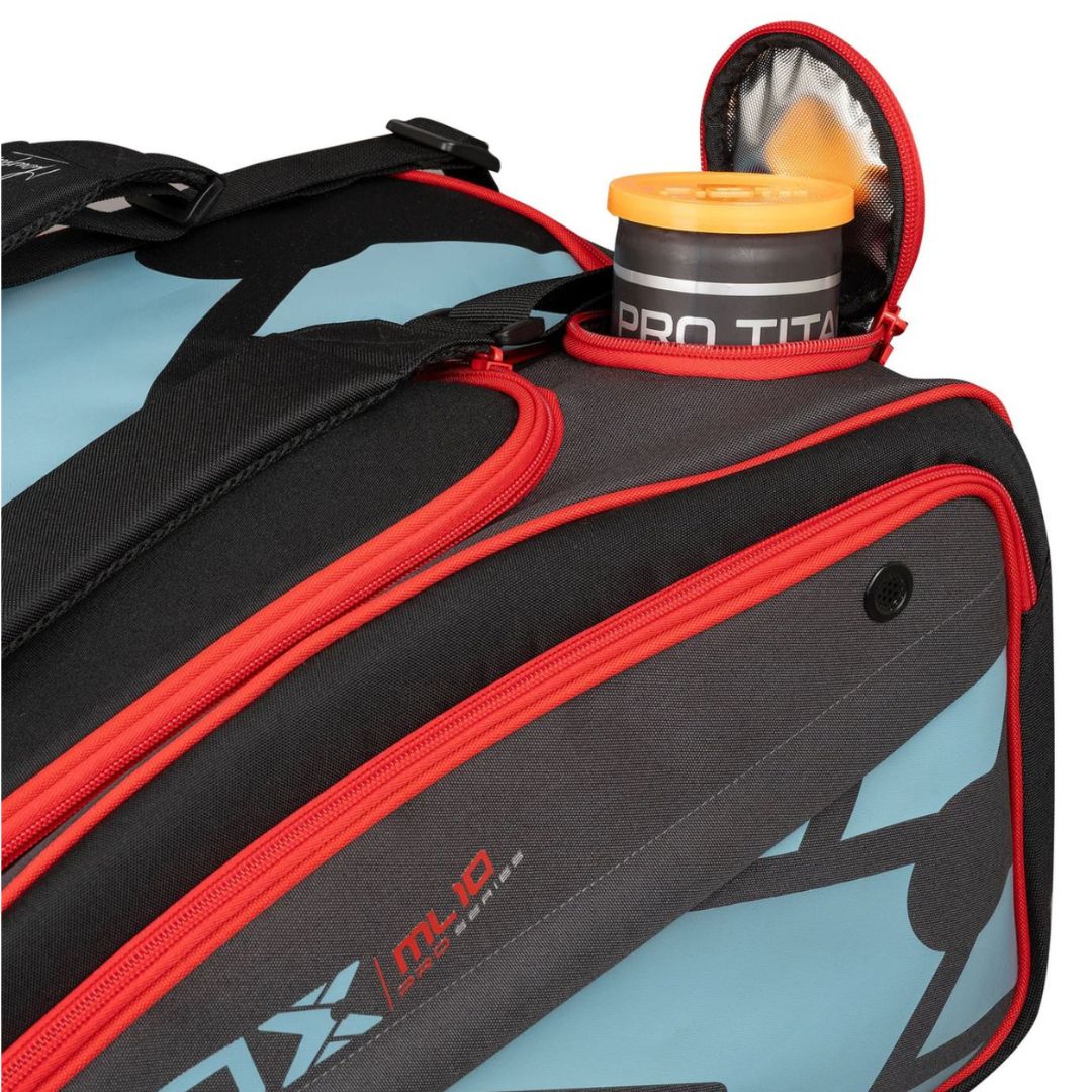 Nox ML10 Competition XL Compact Padel Tas (Zwart/Rood) padellife
