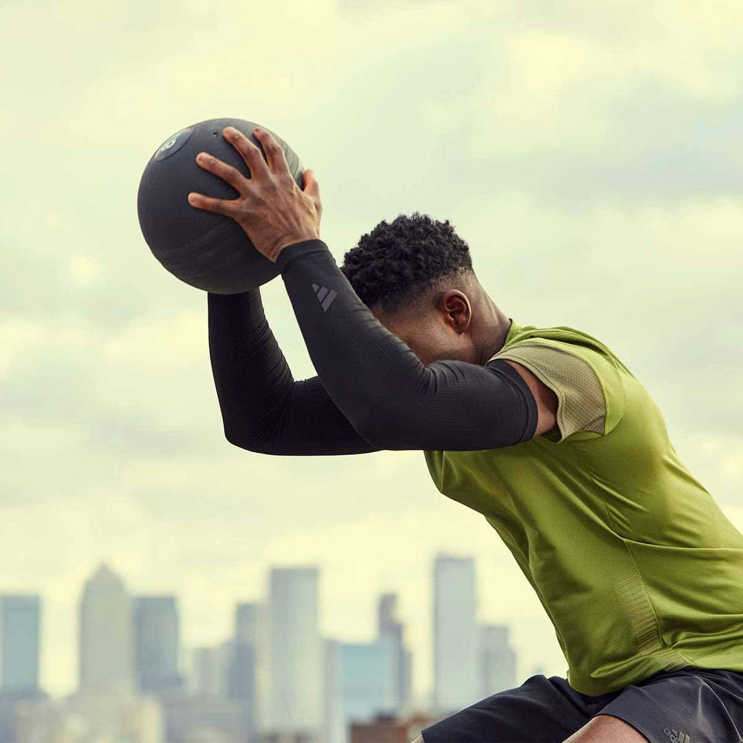 Adidas Compression Arm Sleeves (2-Pack, Black)