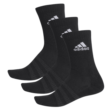 Adidas Cushioned Crew Socks (3-Pack, Zwart) - Padellife.nl