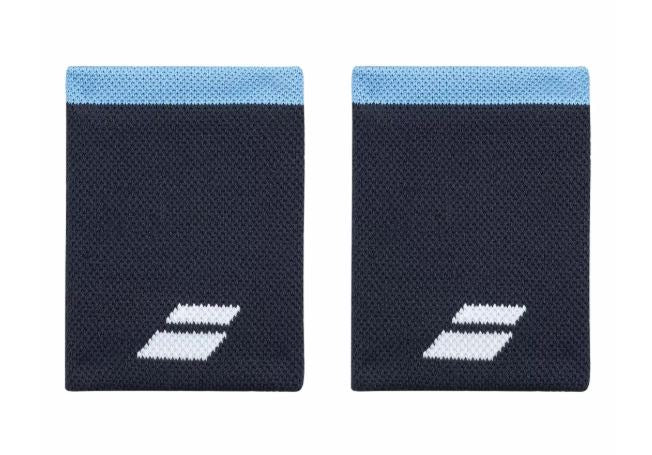Babolat Logo Jumbo Polsbandjes (2-pak, Heritage Blauw)