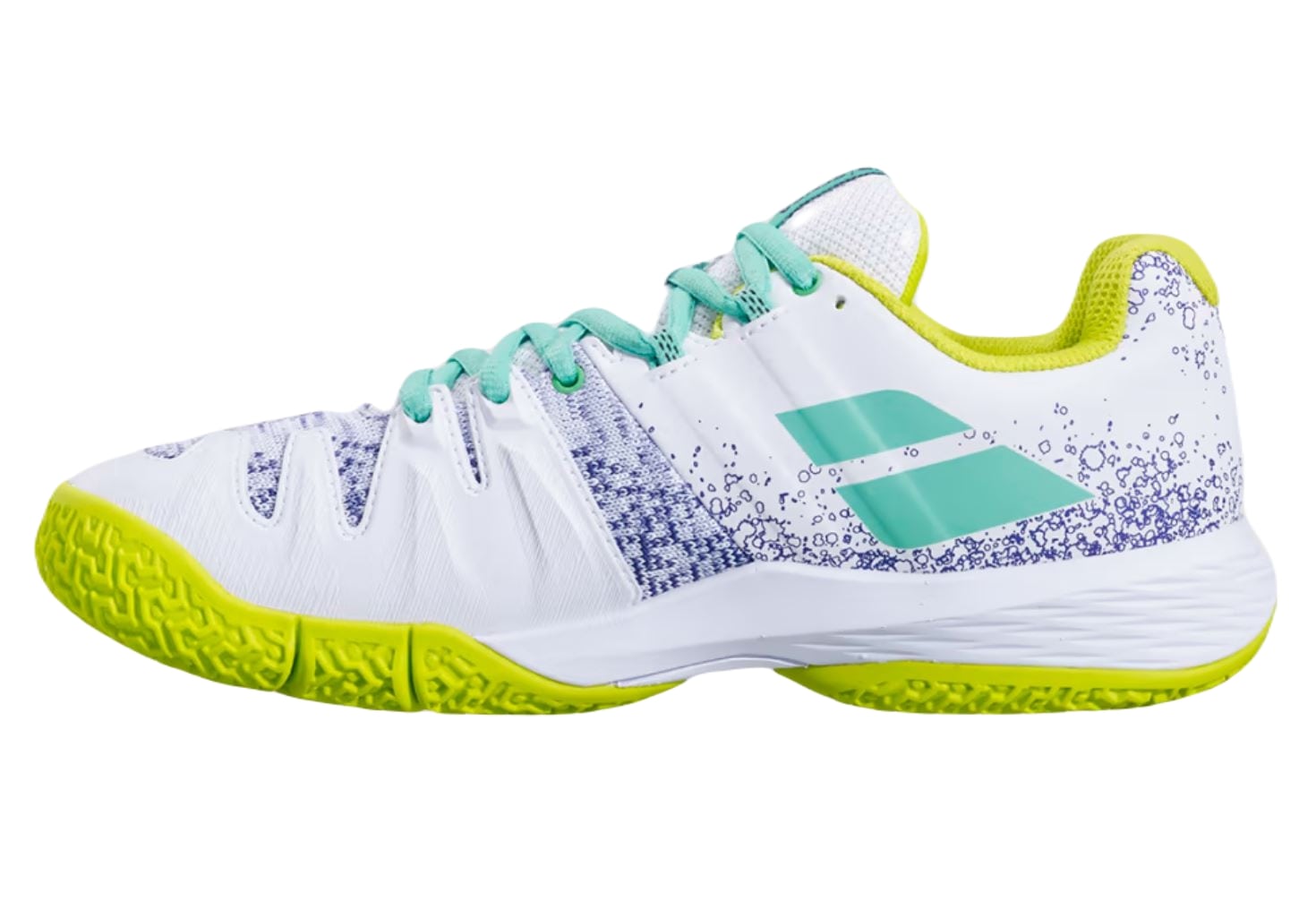 Babolat Sensa Vrouwen Padel Schoenen (Wit/Spring Bud)