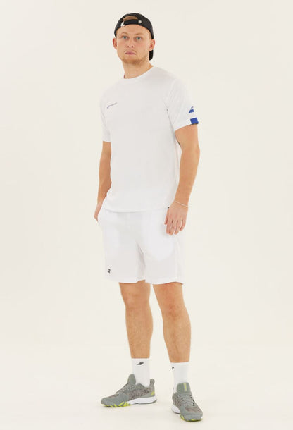 Babolat Play Crew Neck Tee (Men, White)