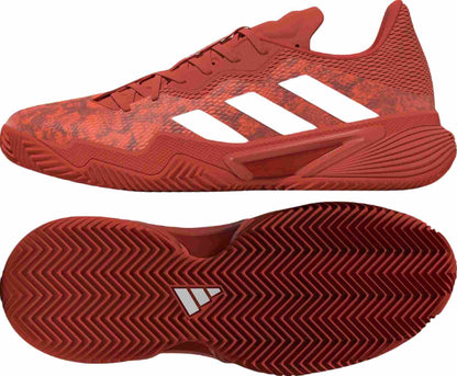 Adidas Barricade CC (Heren, Rood) Padel Schoenen