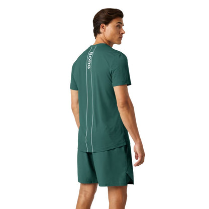 Björn Borg Ace Light T-shirt (Mallard Green) - Padellife.nl